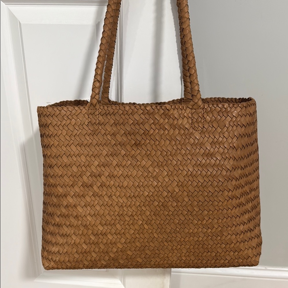 NWT Madewell - Elegant Tan Woven Tote Bag